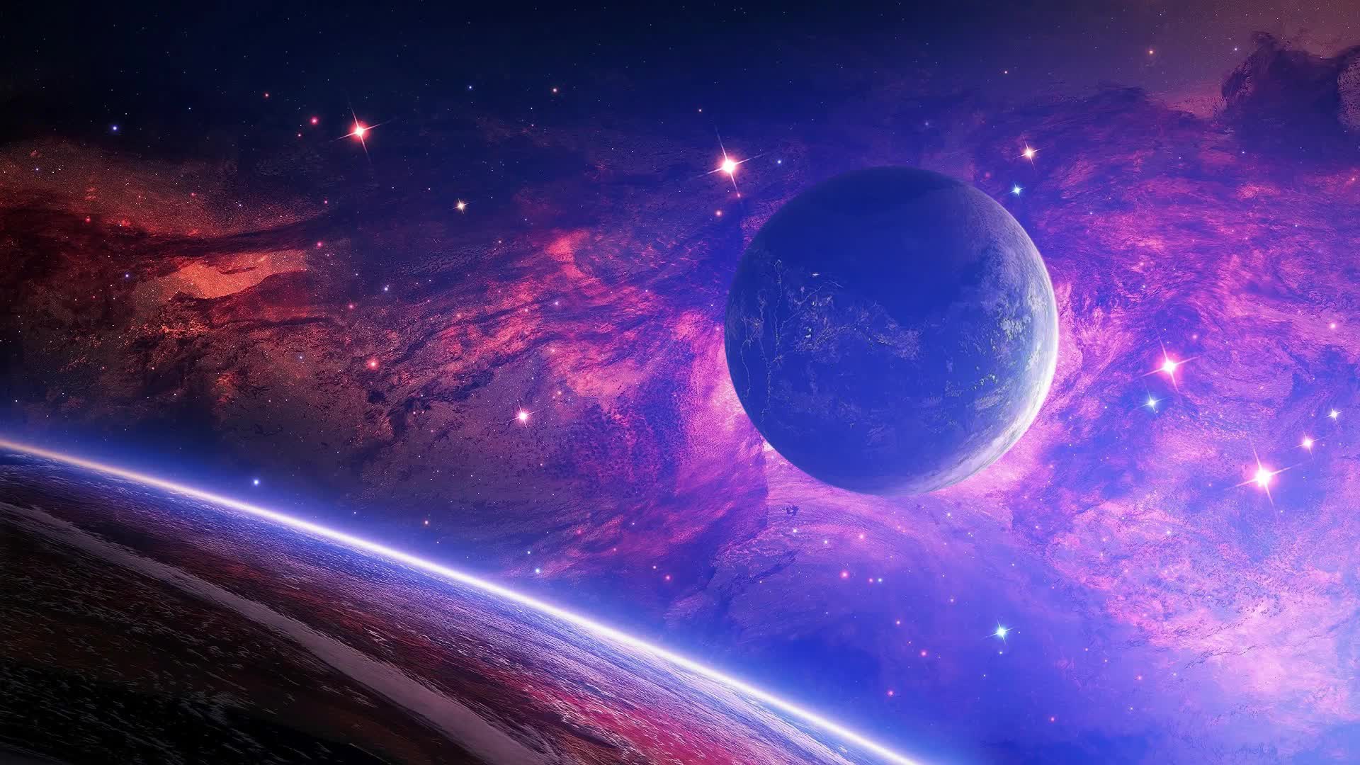 Space Stars Planets Live Wallpaper - Free Download