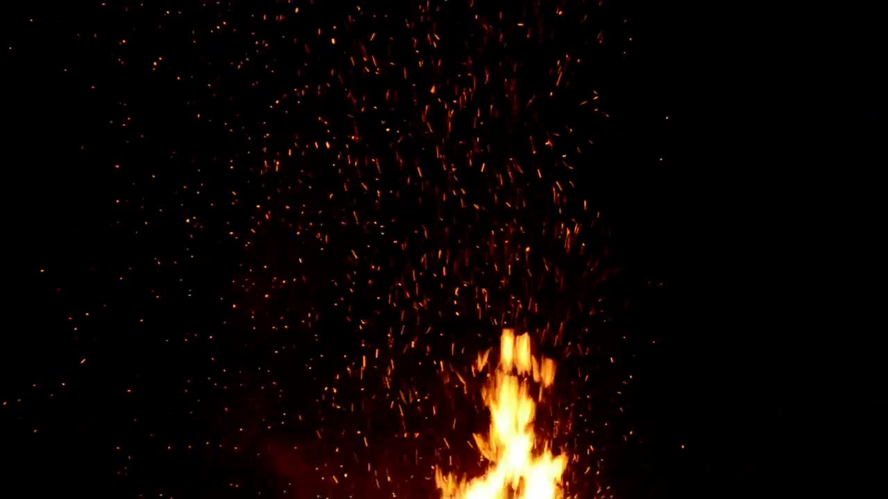 Video Stock Campfire In The Dark Live Wallpaper For PC - Free Download