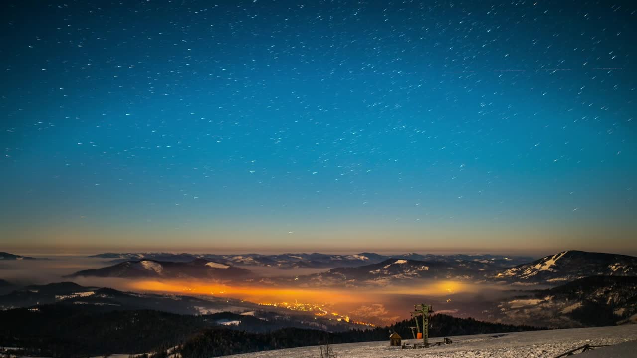 Free Video Stock Starry Sky Seen From High Mountains Live Wallpaper - Free Download