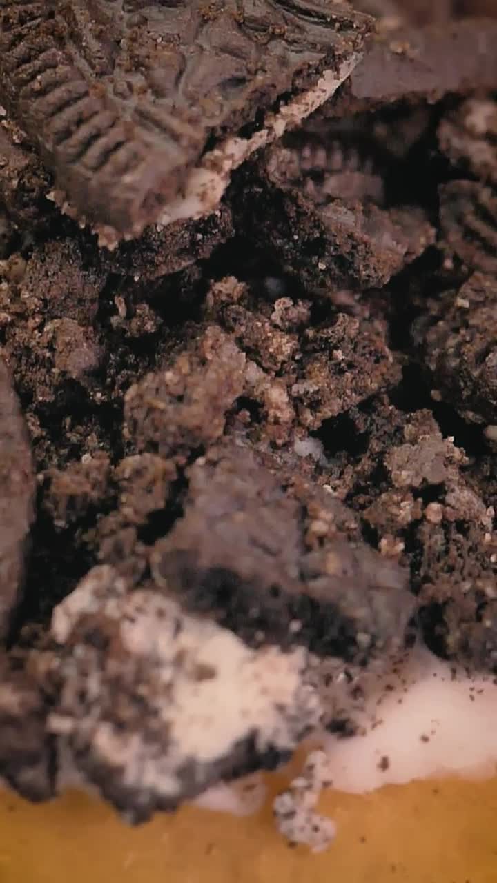 Free Stock Video Scene Close To The Pieces Of Cookie On A Donut Live Wallpaper - Free Download