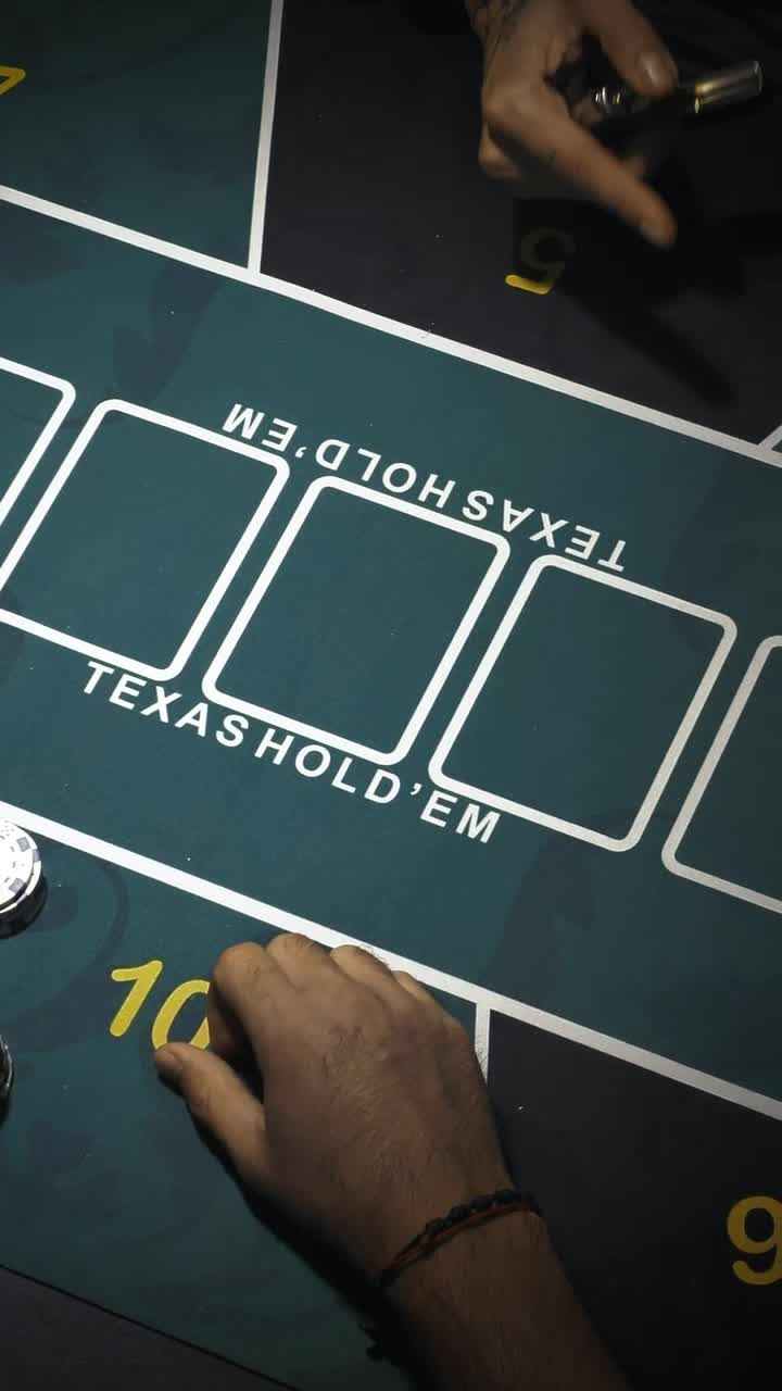 Stock Video Dealer Dealing Cards On A Game Table For Poker Live Wallpaper For PC - Free Download