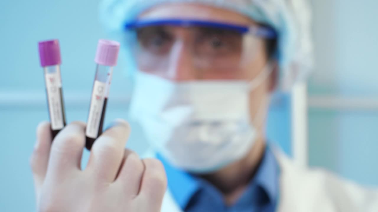 Stock Video Doctor With Positive And Negative Covid  Tests Live Wallpaper For PC - Free Download