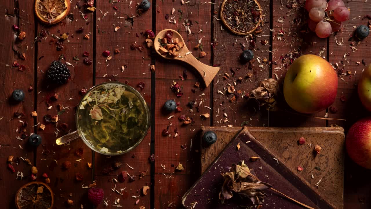 Stock Video Creating Herbal Tea Live Wallpaper For PC - Free Download