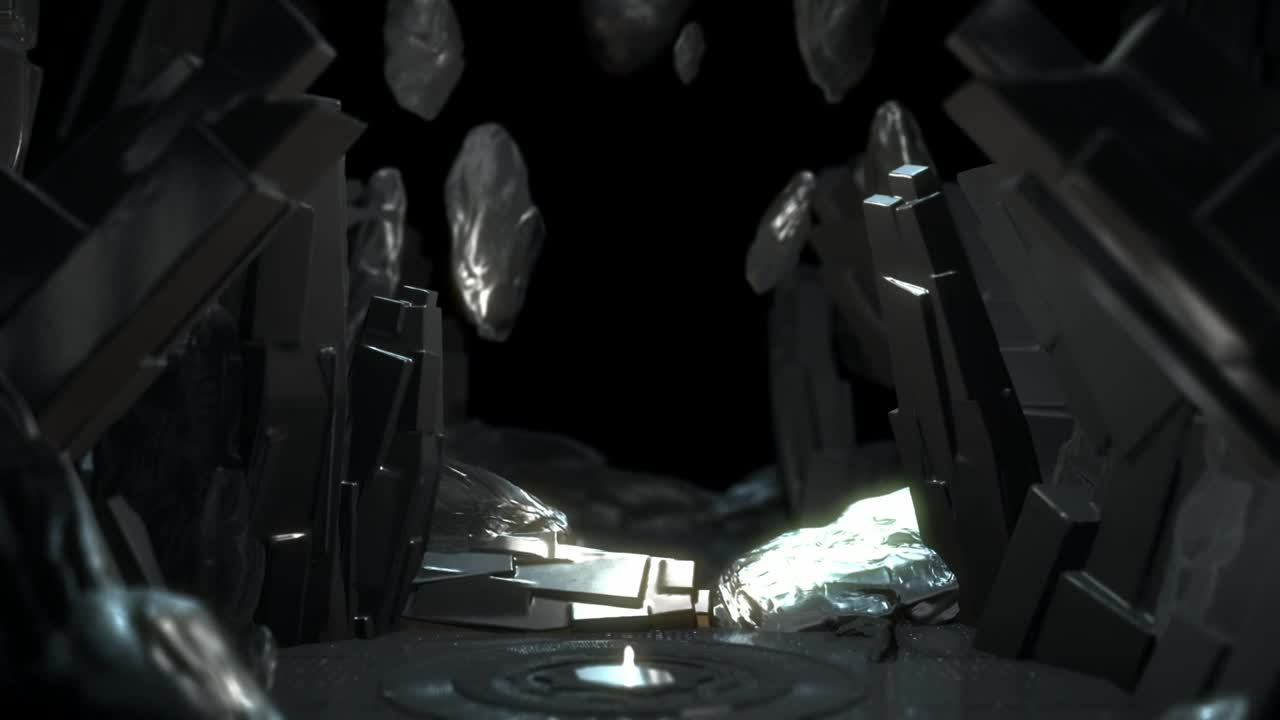 Stock Video Futuristic Or Alien Virtual Cave Live Wallpaper For PC - Free Download