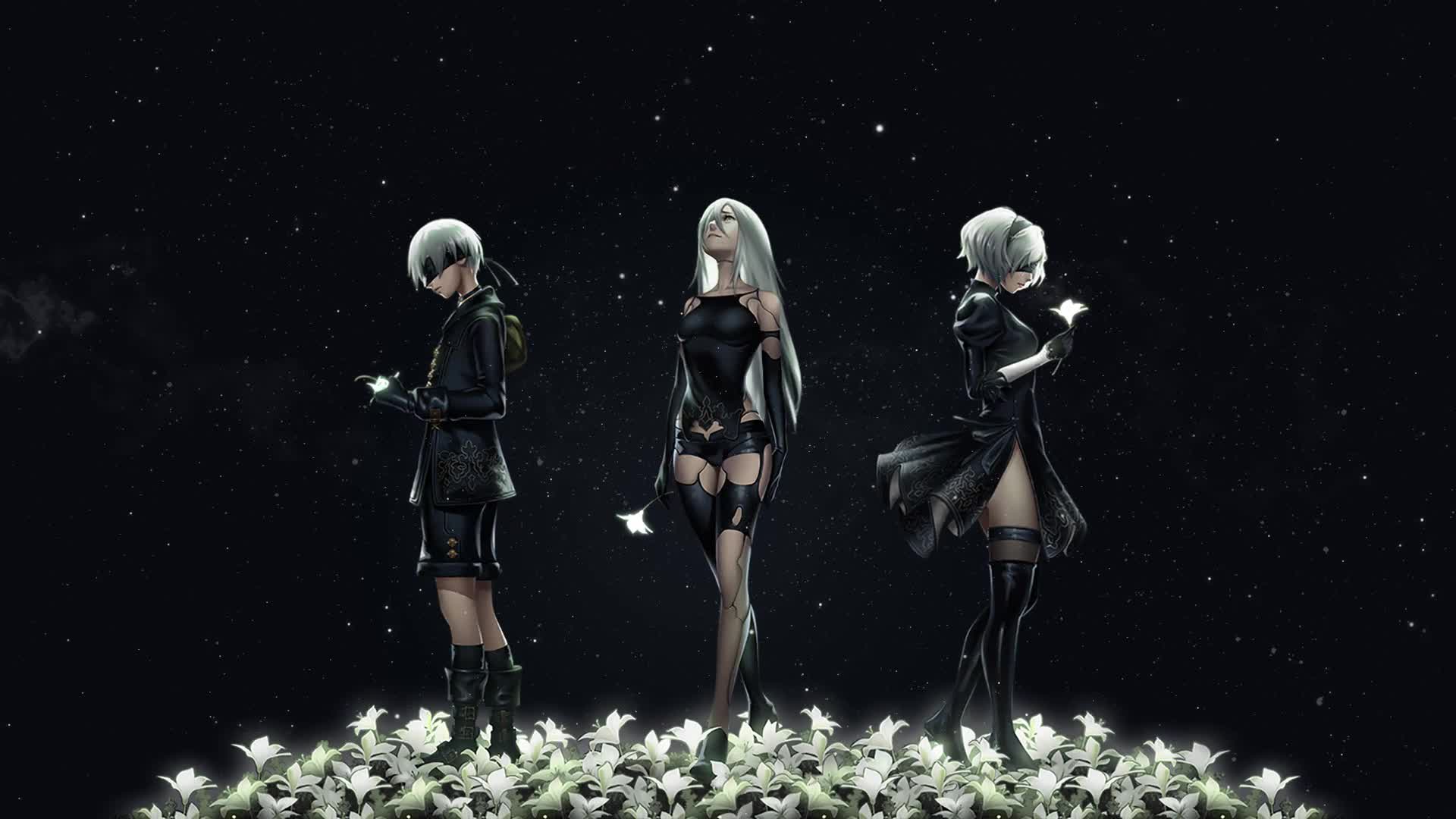 Nier Automata Trio Live Wallpaper - Free Download