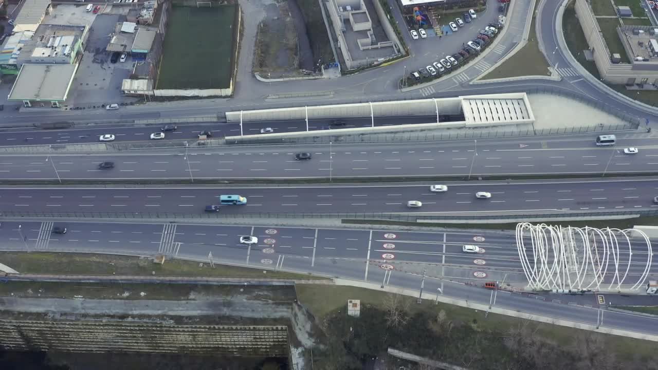 Stock Video Entering A Large Bridge Live Wallpaper For PC - Free Download