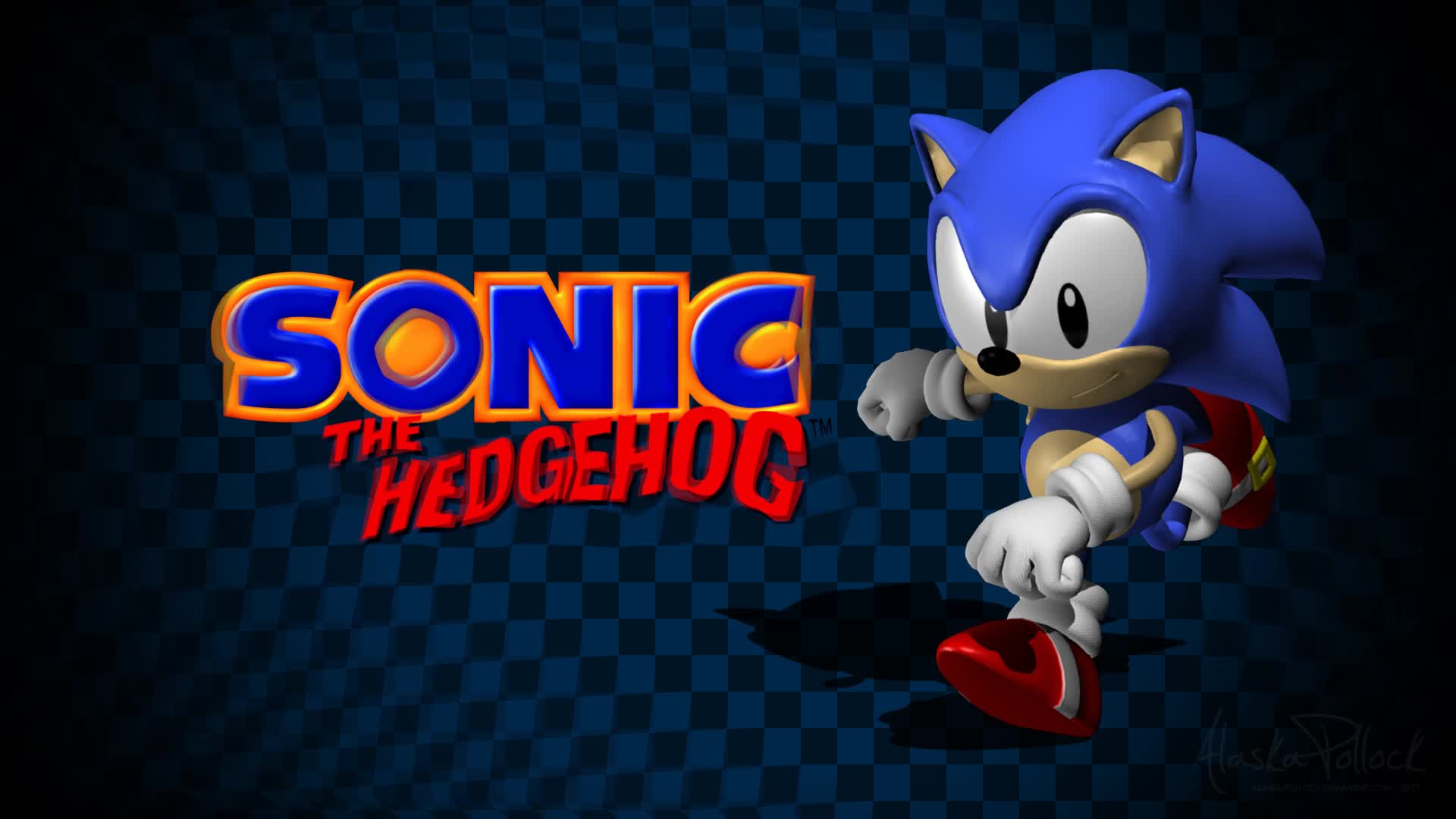 Sonic  The  Hedgenog  Abstract  Shapes  Live  Wallpaper - Free Download