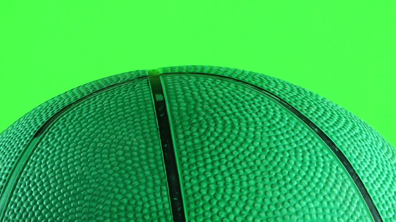 Stock Video Green Basketball On Chroma Key Background Live Wallpaper For PC - Free Download