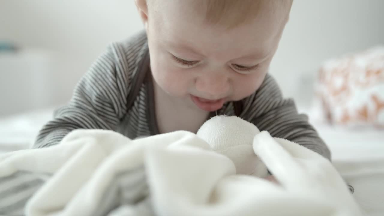 Stock Video Cute Baby Playing With A Teddy Live Wallpaper For PC - Free Download