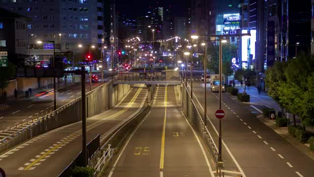Free Stock Video Roads Of A Large Metropolis With Cars At Night Live Wallpaper - Free Download
