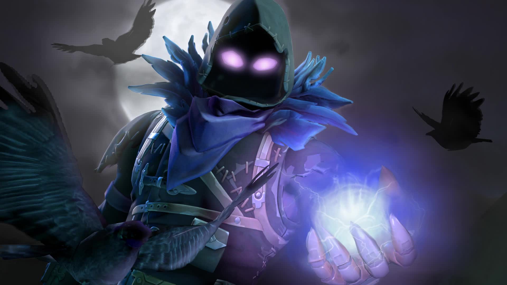 Fortnite  Raven  Moon  Live  Wallpaper - Free Download