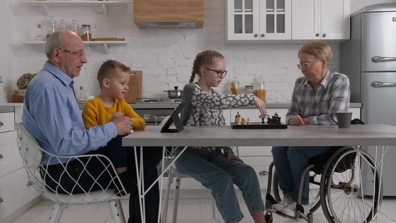Video Stock Children Sharing Moments With Their Grandparents Live Wallpaper For PC - Free Download