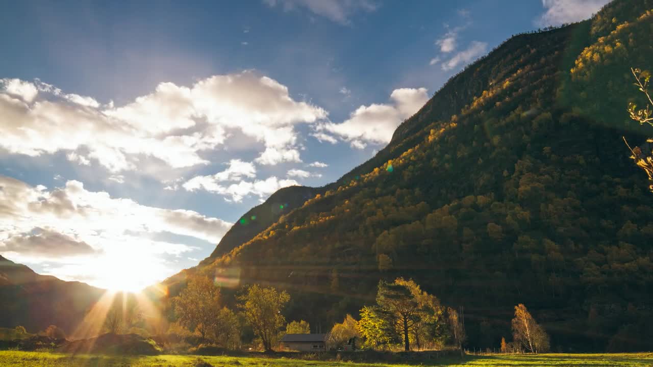 Free Video Stock Sunlight Moving Between Mountains Live Wallpaper - Free Download