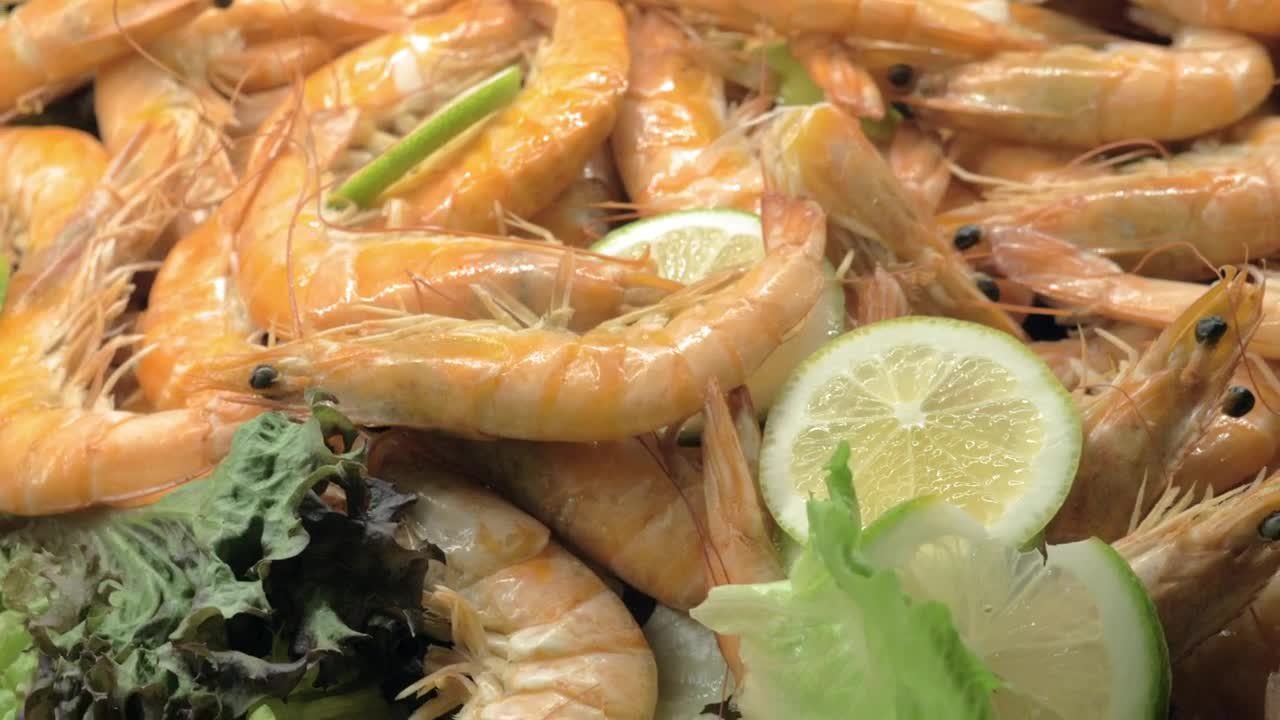 Free Stock Video Shrimps With Lemon And Vegetables Live Wallpaper - Free Download