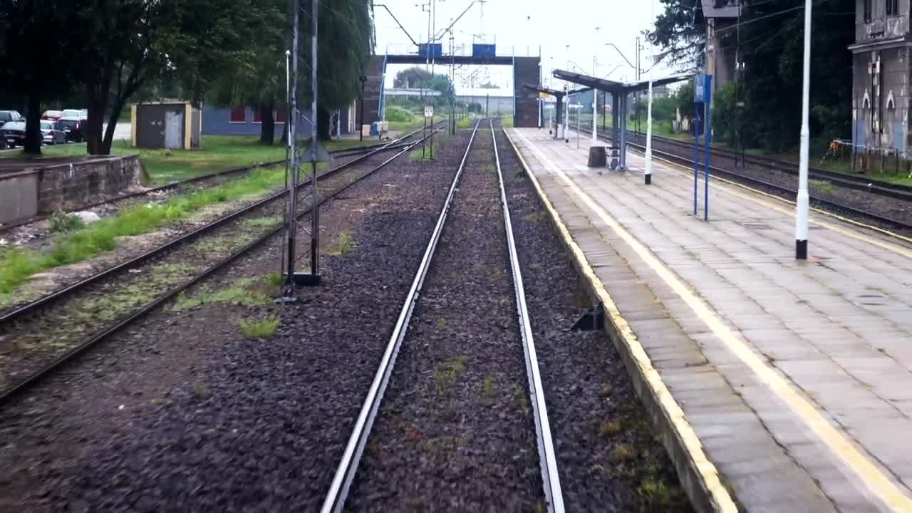 Free Video Stock train in movement leaving the tracks behind Live Wallpaper - Free Download