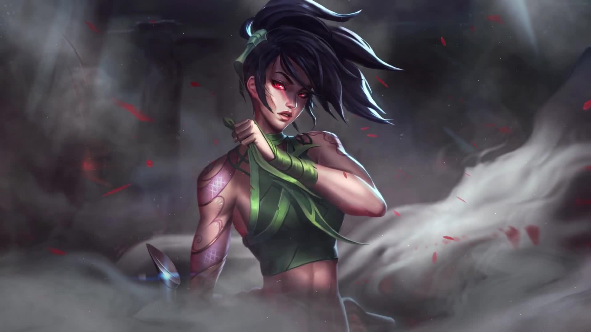 The Rogue Assassin Akali Hd Quality Live Wallpaper - Free Download