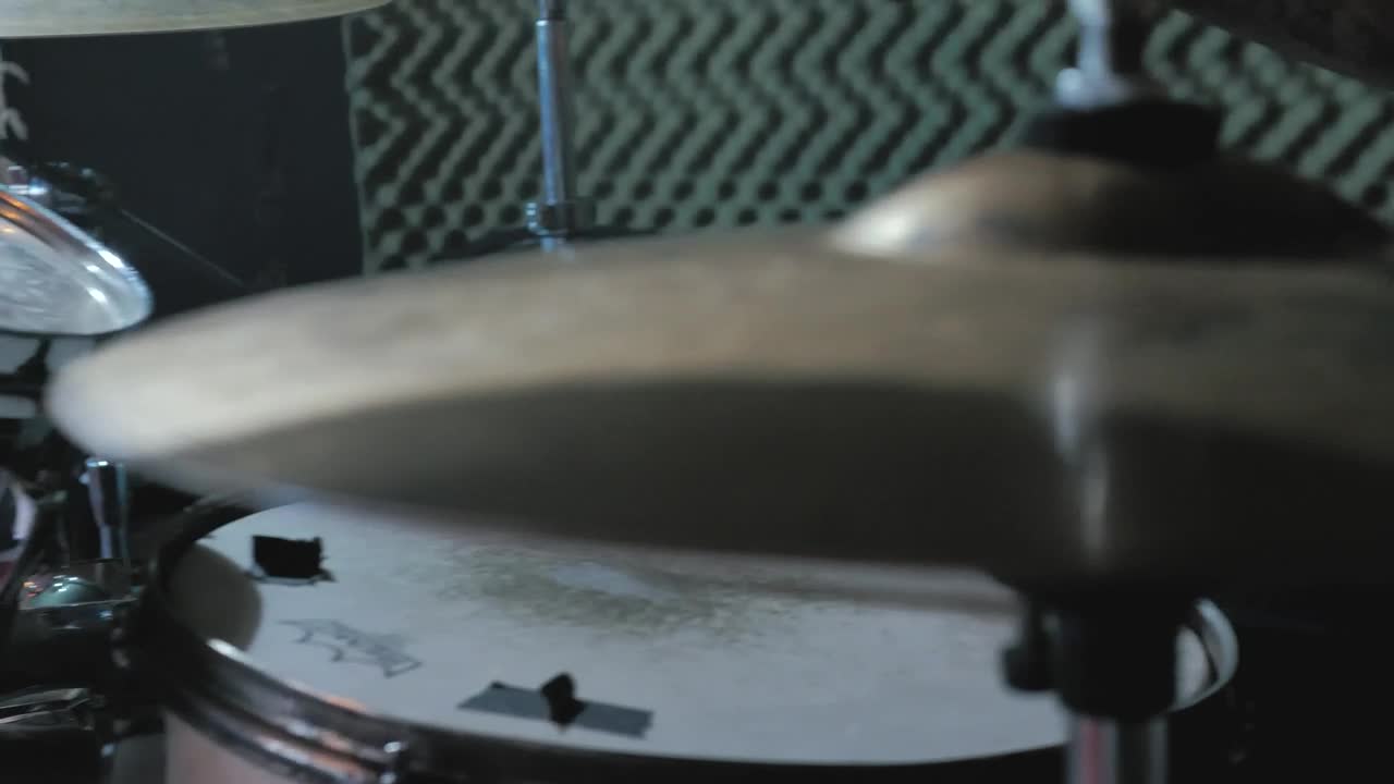 Stock Video Drummer Playing Focused Closely Live Wallpaper For PC - Free Download