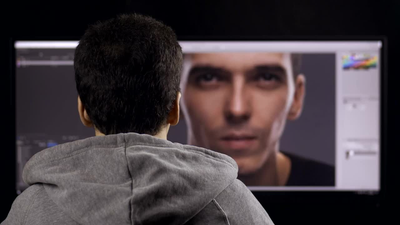 Video Stock Photograper Editing His Work Live Wallpaper Free - Free Download