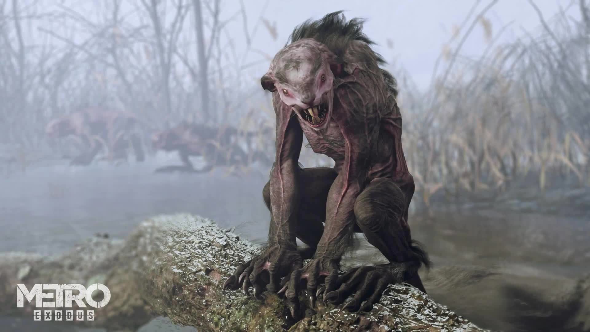 Metro  Exodus  Rat  Mutant  Swamp  Live  Wallpaper - Free Download