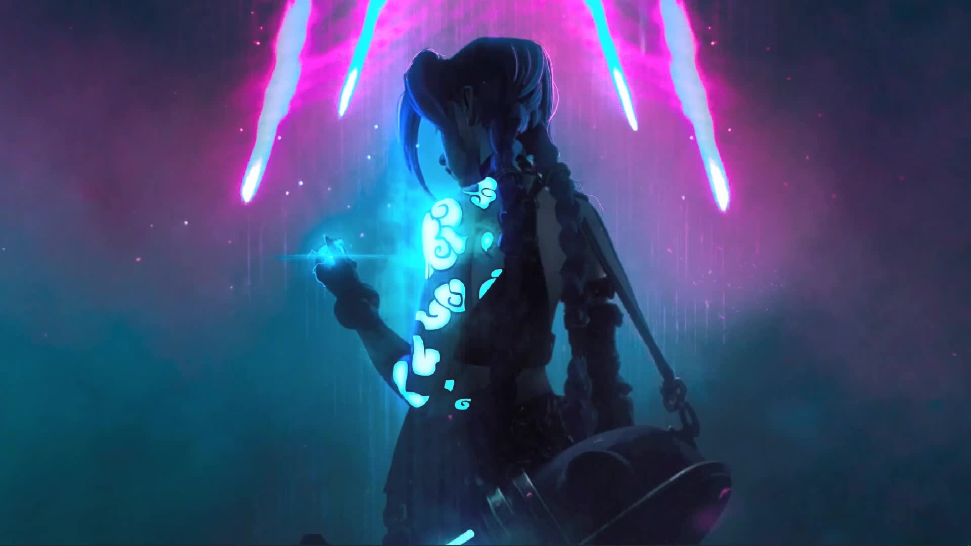 Cool League Of Legends Game Jinx Live Wallpaper - Free Download