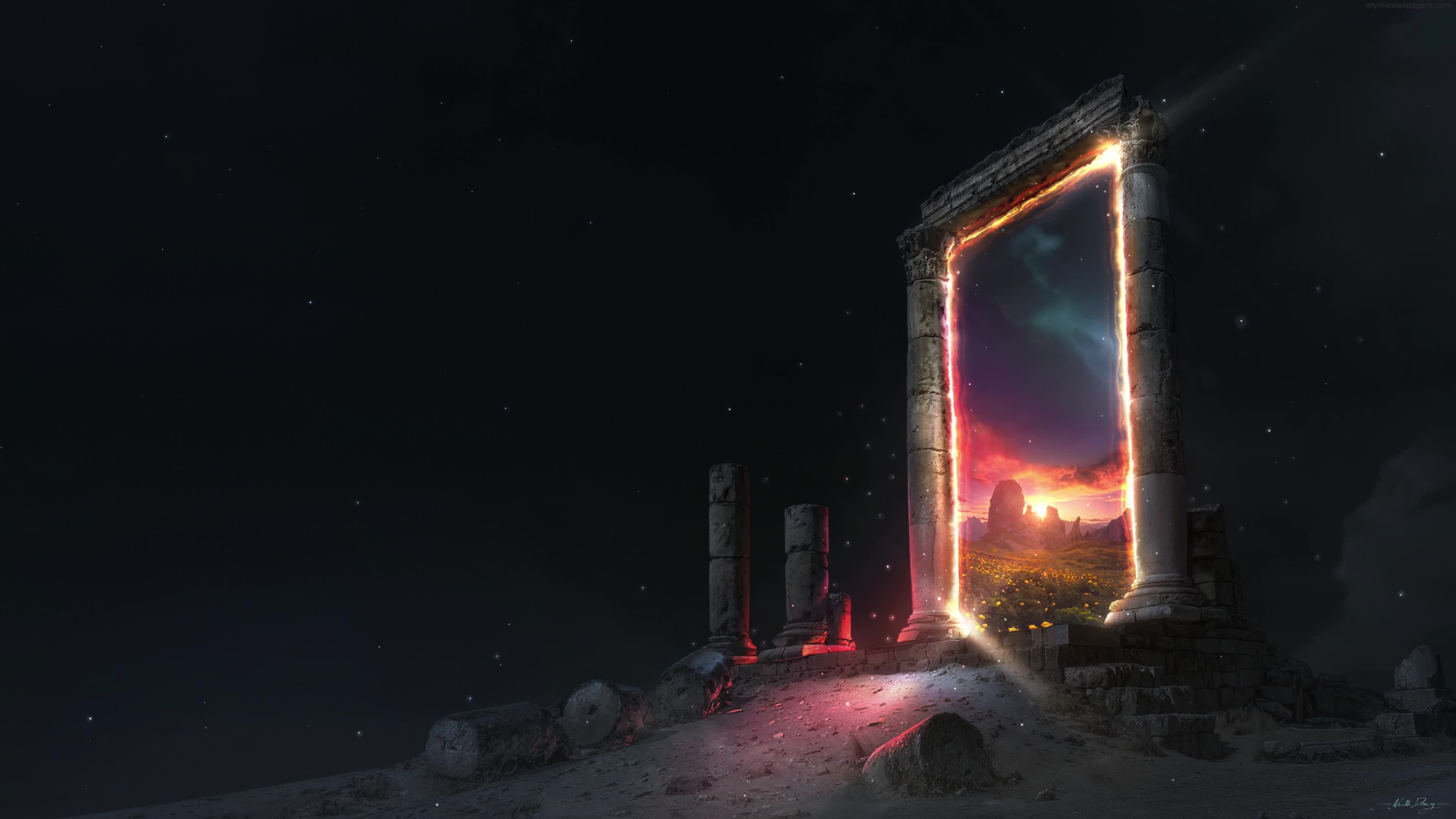 Fantasy Portal to Another World 4K Live Wallpaper - Free Download