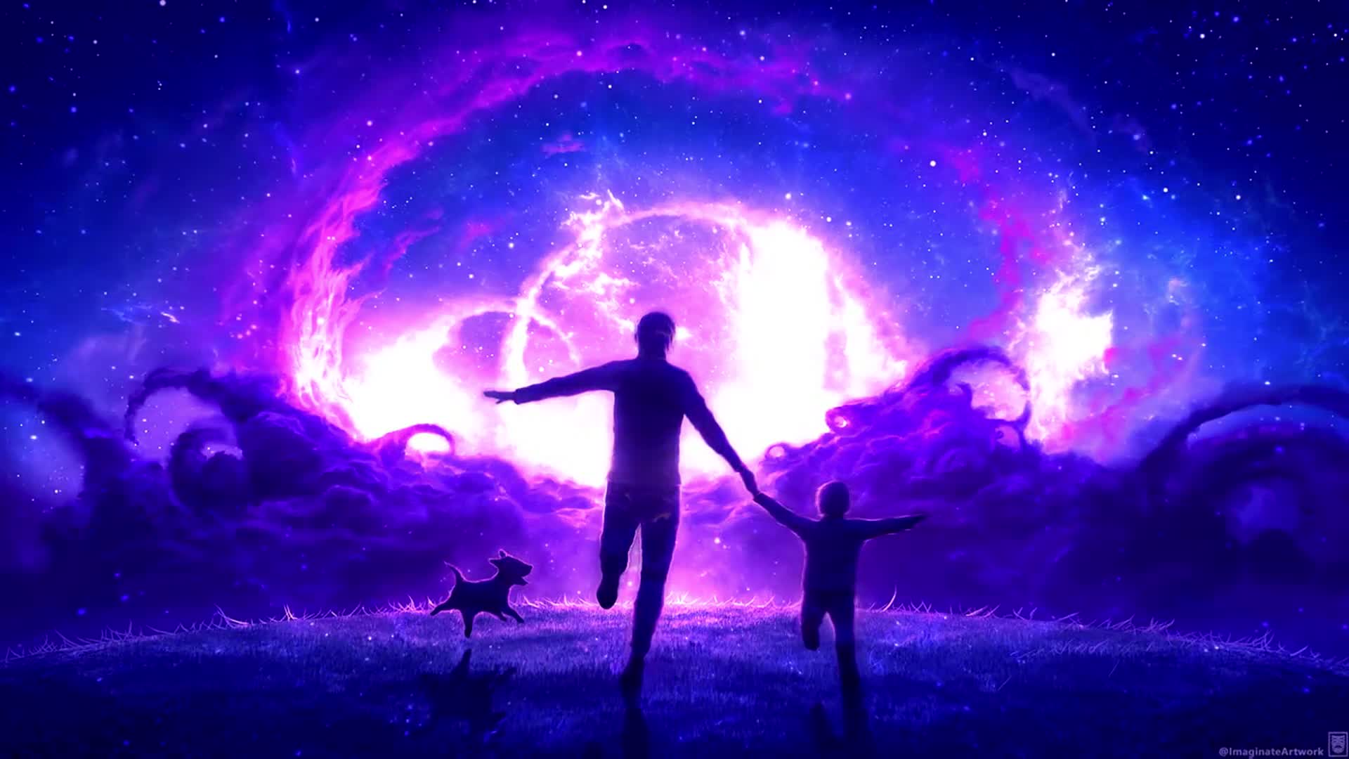 Looking At Space Live Wallpaper - Free Download