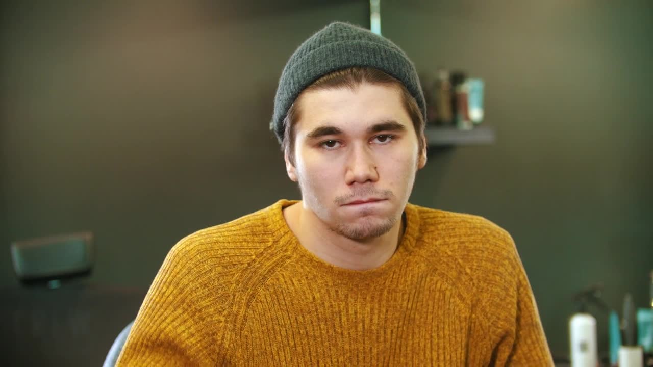 Free Stock Video Young Man Taking Off His Beanie Live Wallpaper - Free Download