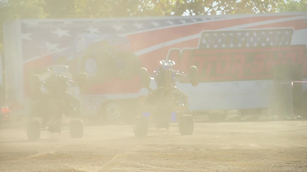 Free Stock Video Two Atvs Doing Wheelies On A Track Live Wallpaper - Free Download