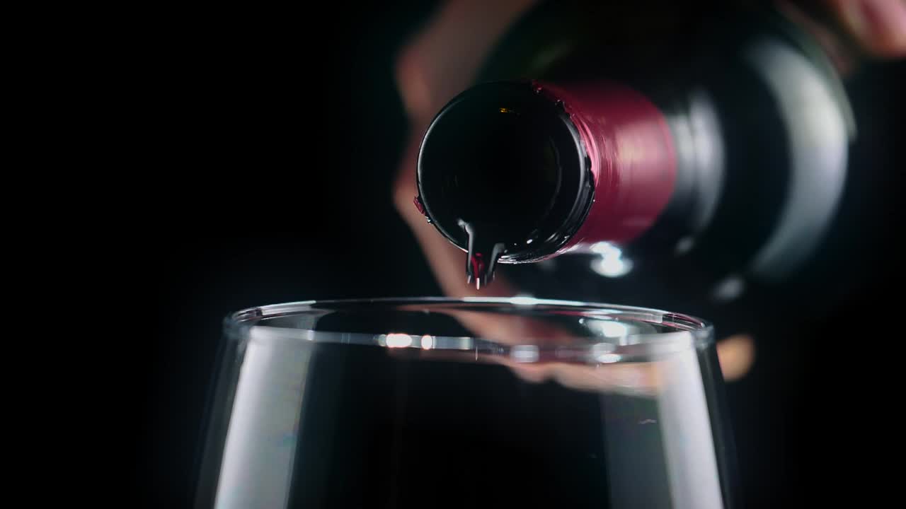 Video Stock Pouring Red Wine From A Bottle Very Close View Live Wallpaper Free - Free Download
