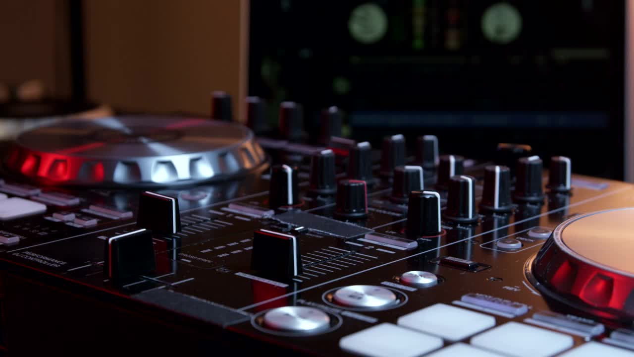 Stock Video Dj Configuring A Mixing Deck Live Wallpaper For PC - Free Download
