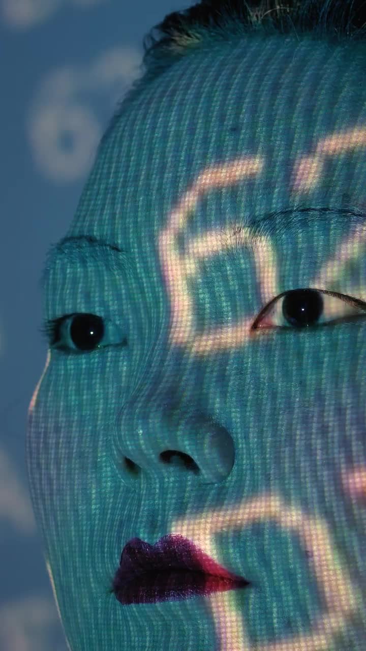 Video Stock Close Portrait Of A Cyborg Starting Engine Live Wallpaper For PC - Free Download