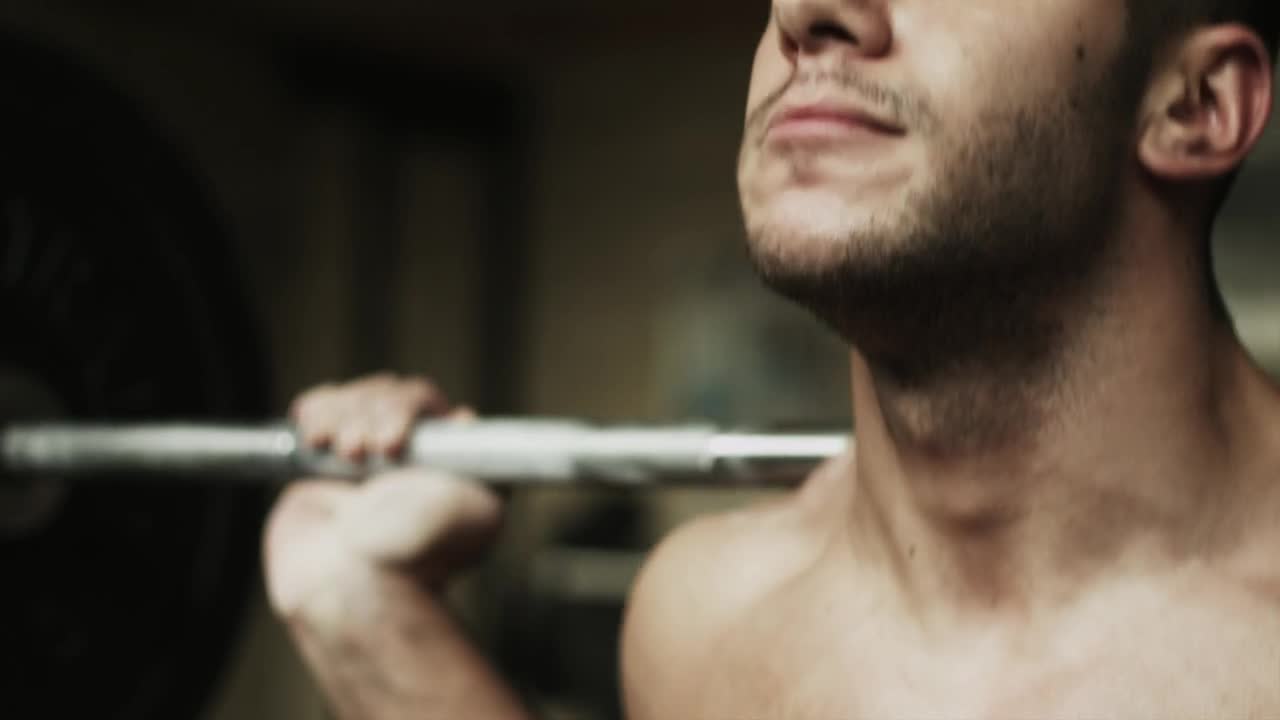 Stock Video Man Lifting Weights At The Gy Animated Wallpaper - Free Download