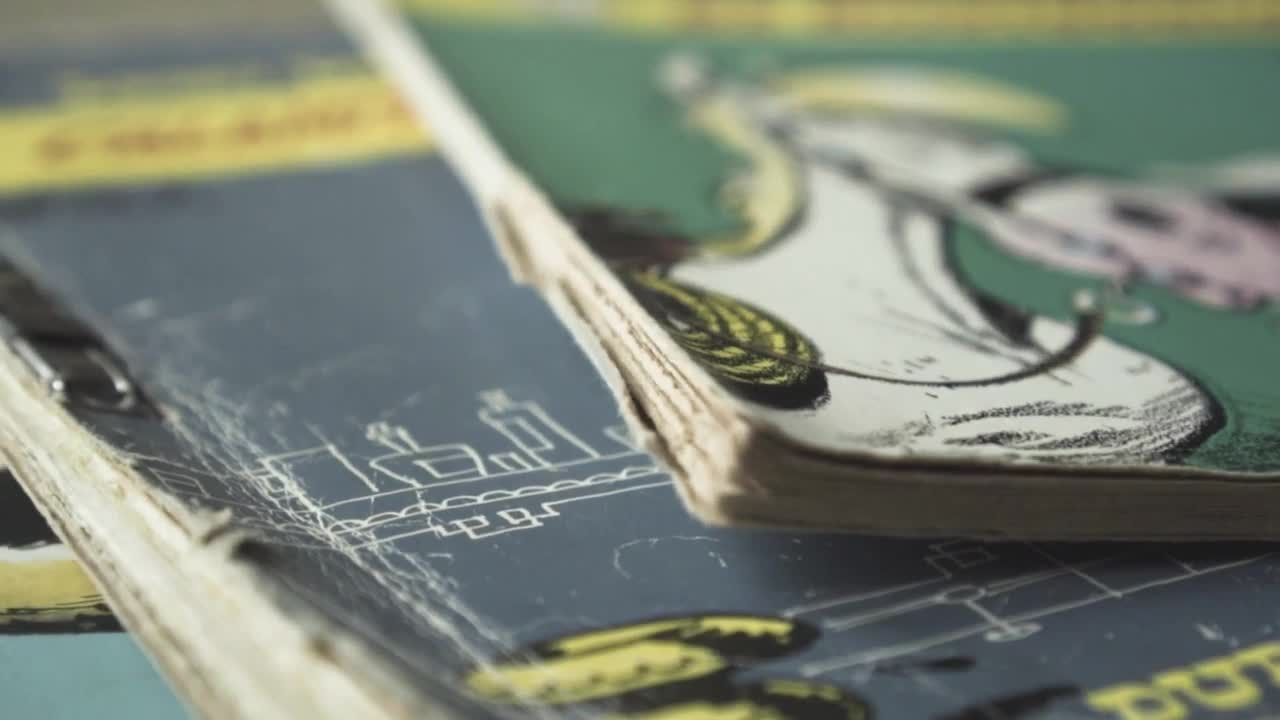 Free Video Stock Stack Of Old Comics Live Wallpaper - Free Download
