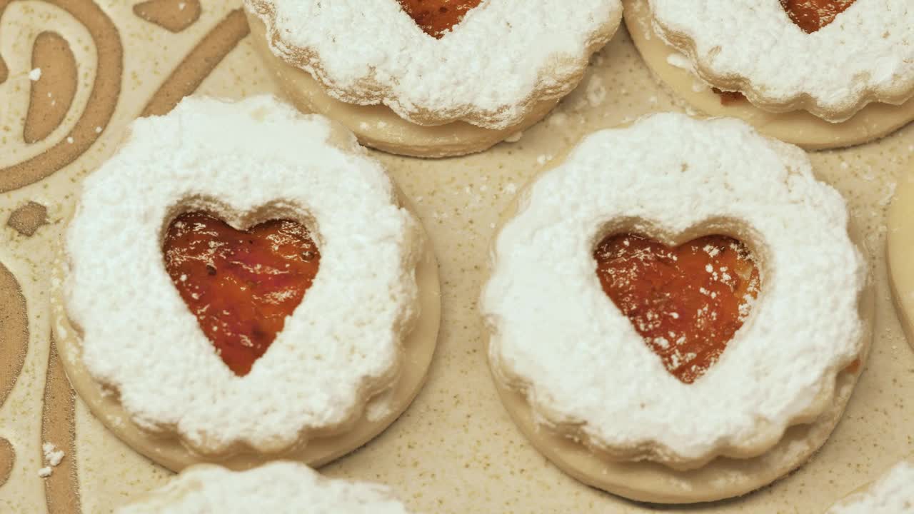 Stock Video Biscuits Sprinkled With Sugar Glass Live Wallpaper For PC - Free Download