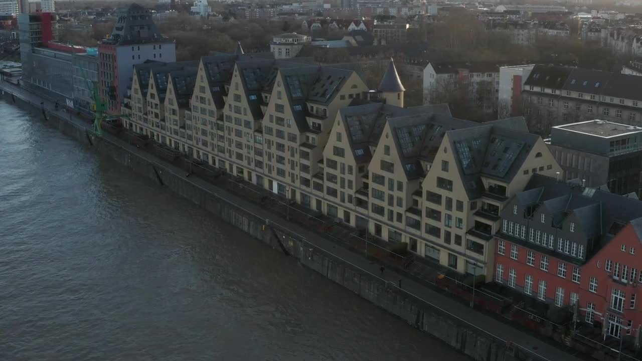 Stock Video European Style Houses By The River In Germany Live Wallpaper For PC - Free Download