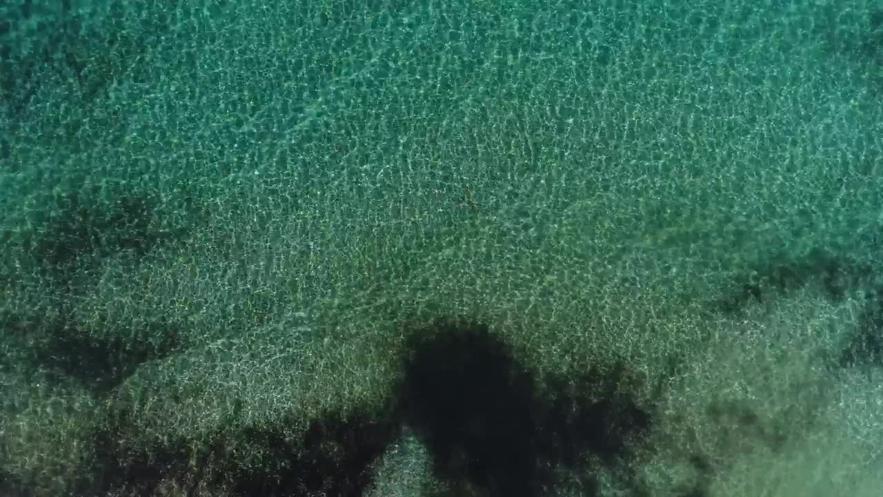 Stock Video Crystal Clear Sea Water Seen From Above Live Wallpaper For PC - Free Download