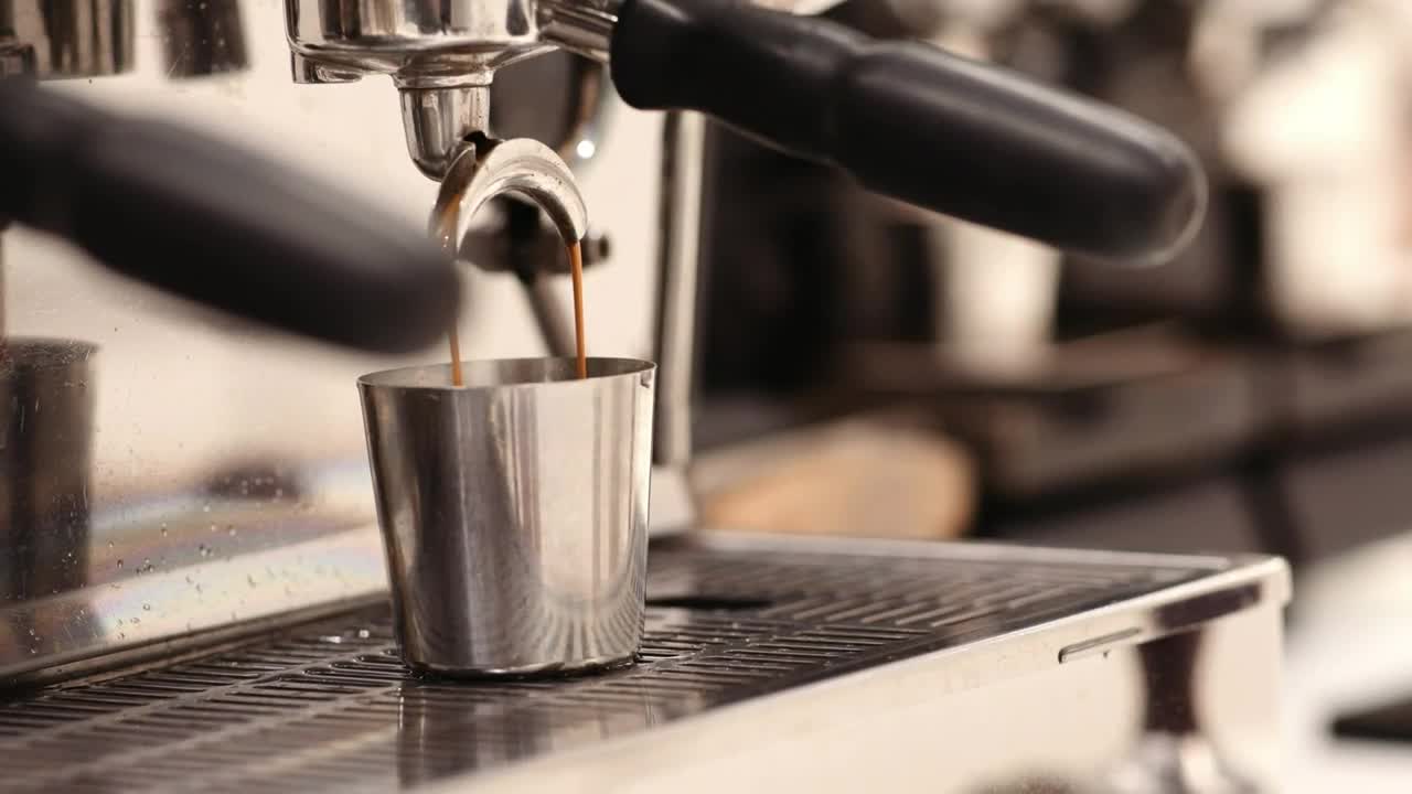 Video Stock Closeup Video Of An Espresso Coffee Machine Live Wallpaper For PC - Free Download