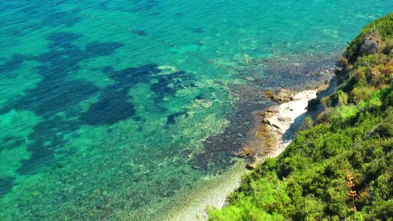 Stock Video Coast With Crystal Clear Sea Water In Summer Live Wallpaper For PC - Free Download