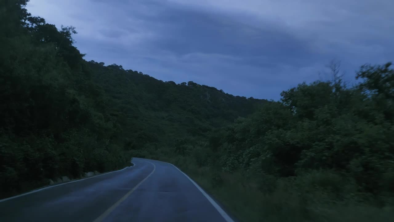 Free Stock Video Traveling On A Nature Road At Dusk Live Wallpaper - Free Download