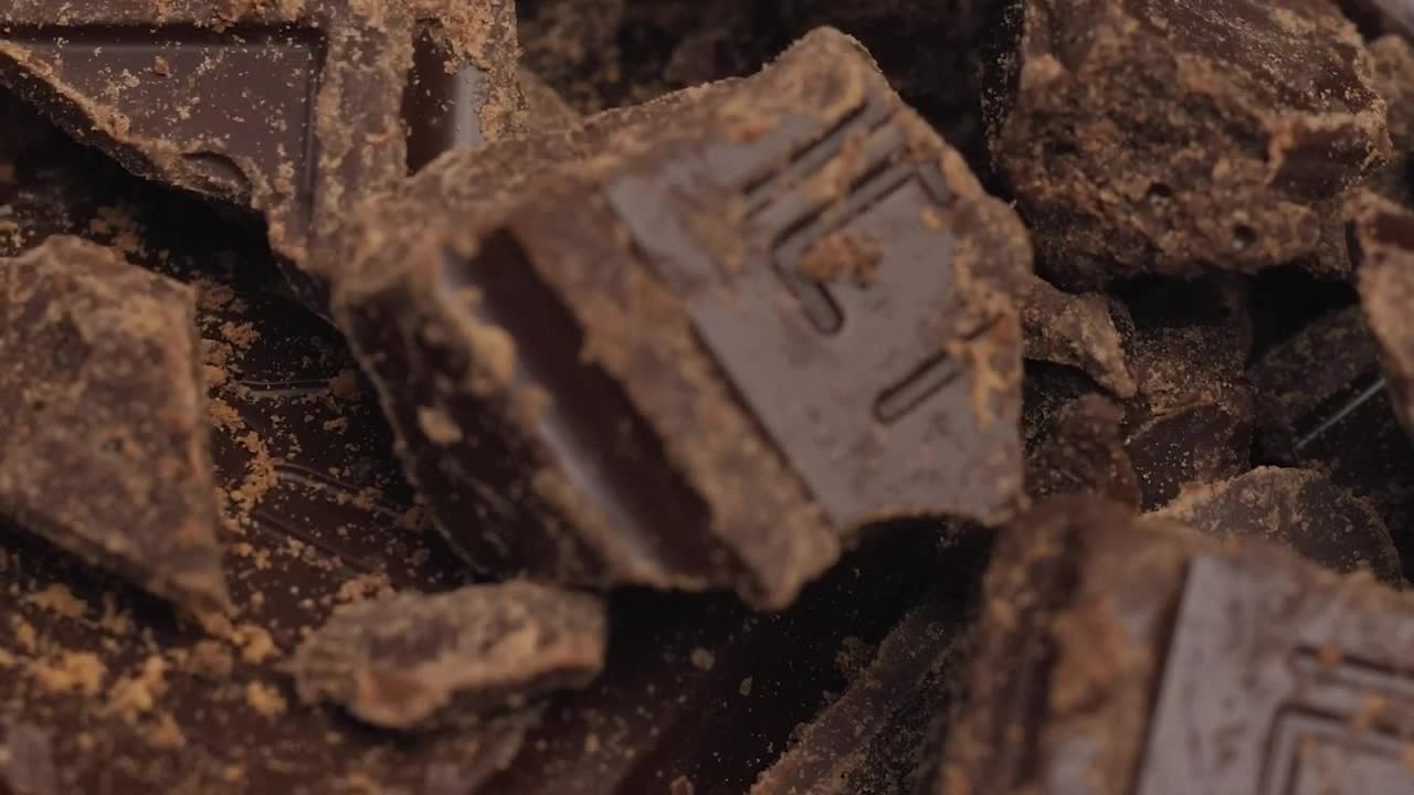 Video Stock Chocolate Bar Chunks Texture Live Wallpaper For PC - Free Download