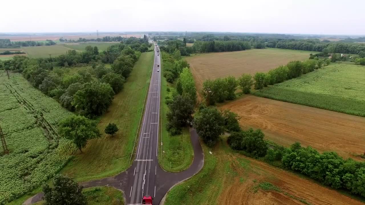 Stock Video Freeway Between Agriculture Fields Live Wallpaper For PC - Free Download