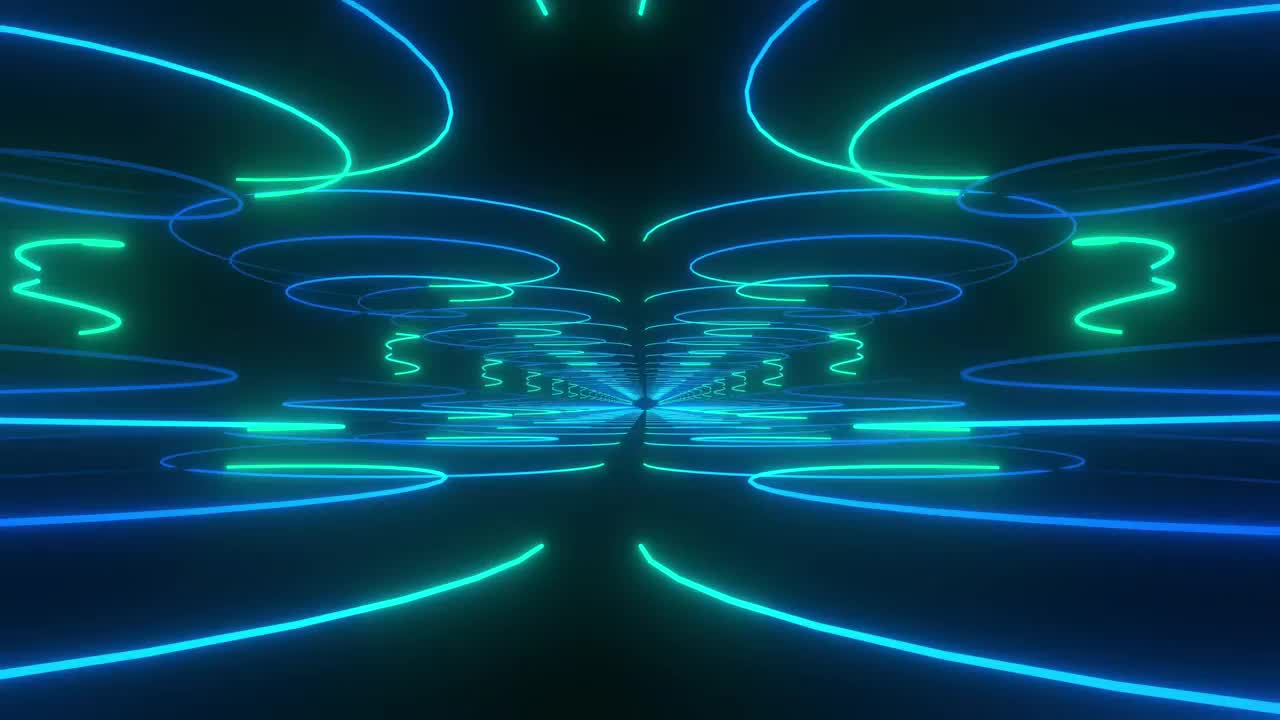 Stock Video Between Two Platforms With Spirals Of Light Live Wallpaper For PC - Free Download