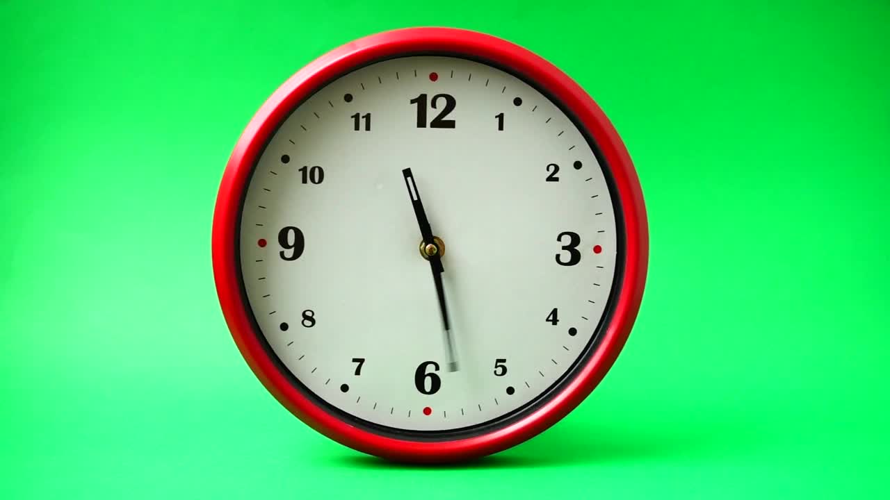 Video Stock Clock Moving Fast On A Chroma Background Live Wallpaper For PC - Free Download