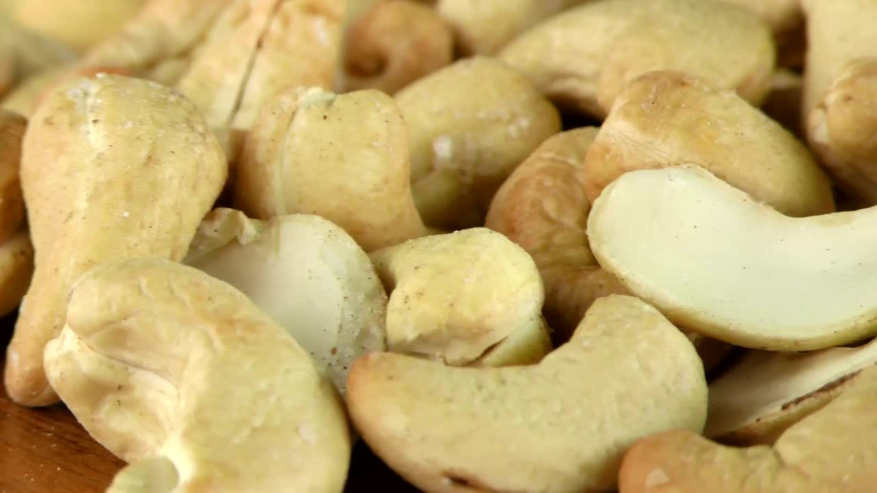 Video Stock Cashew Nuts Spinning Macro Live Wallpaper For PC - Free Download