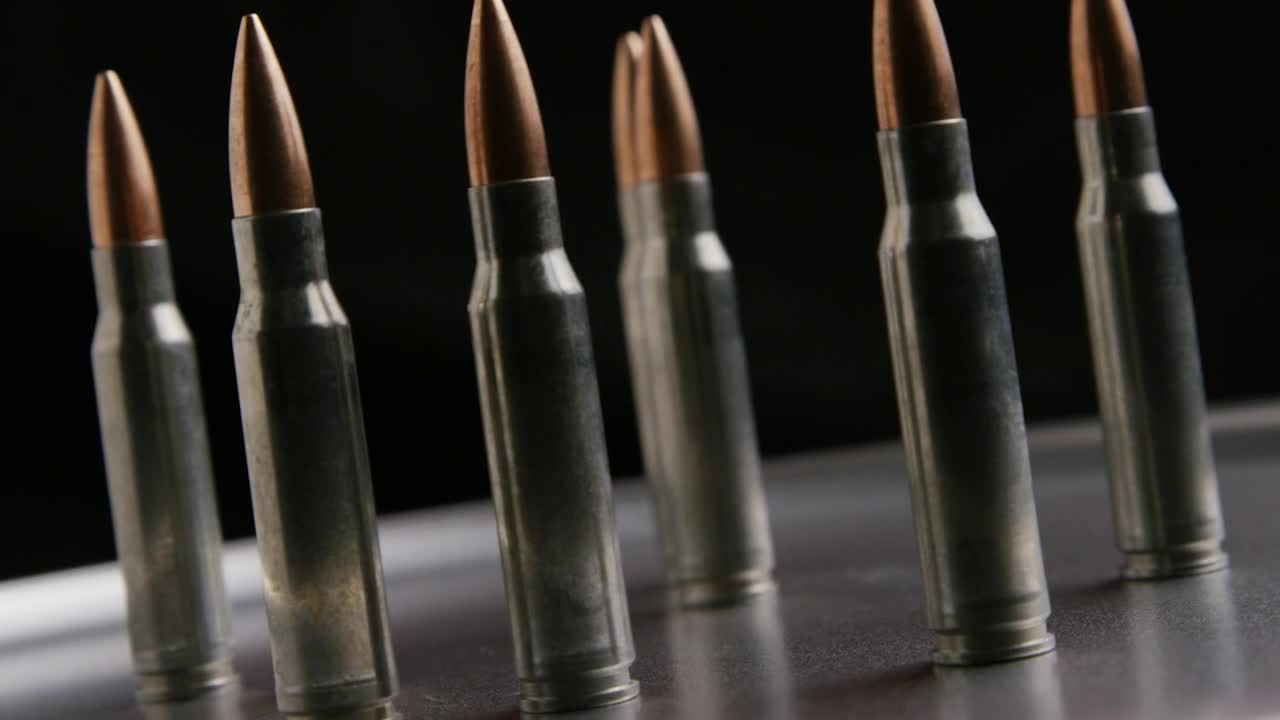 Free Stock Video Several Bullets Rotating On A Metal Plate Live Wallpaper - Free Download