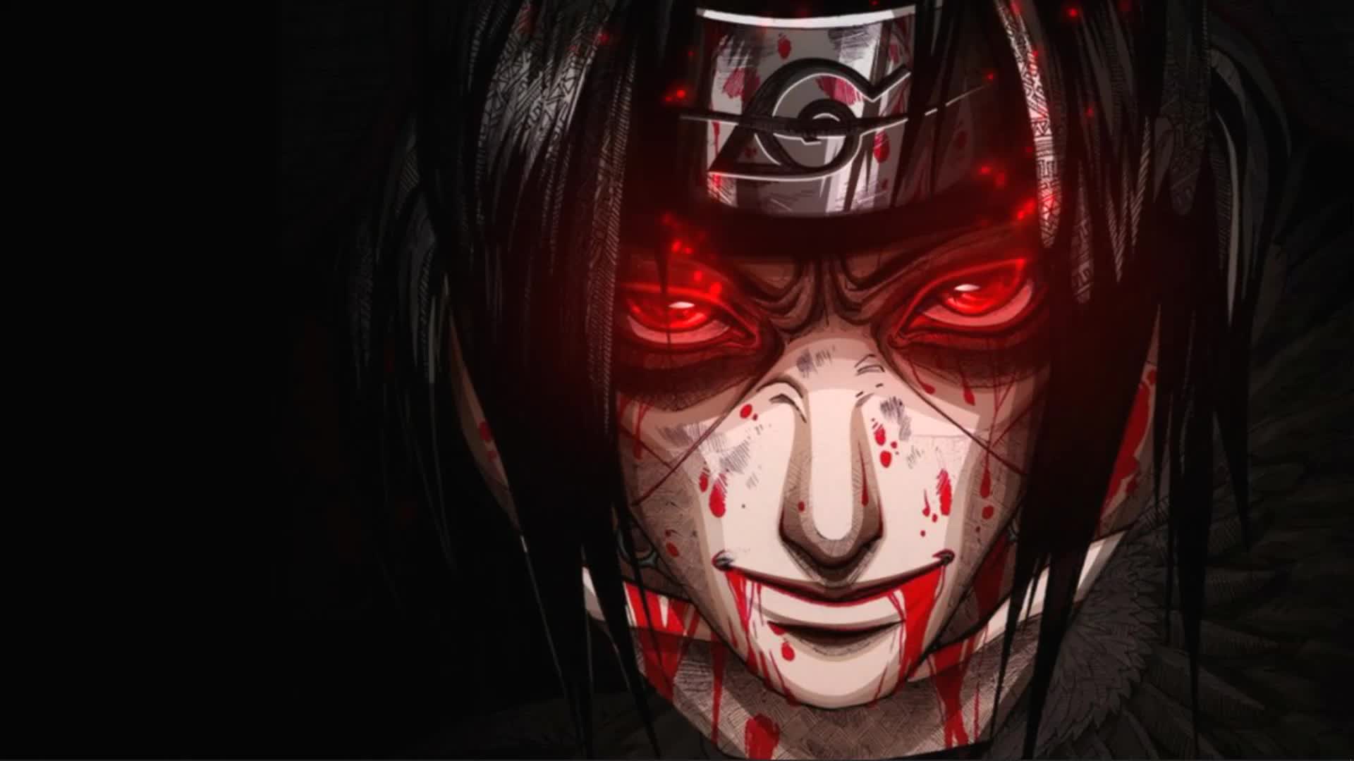 Itachi Blood In Eyes Naruto Anime Live Wallpaper - Free Download