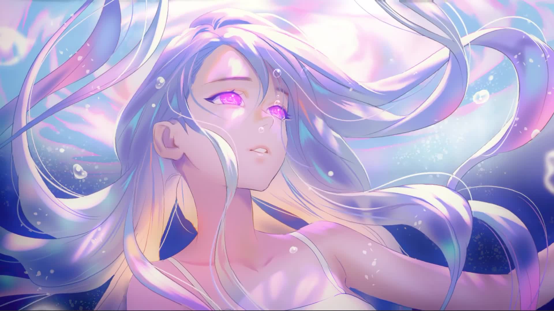 Anime Clear Water Girl Live Wallpaper - Free Download
