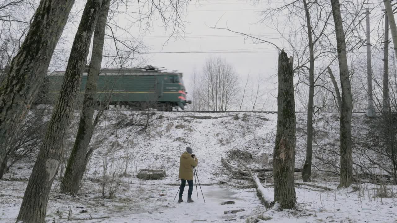 Video Stock Capturing A Train Heading By A Forest Live Wallpaper For PC - Free Download