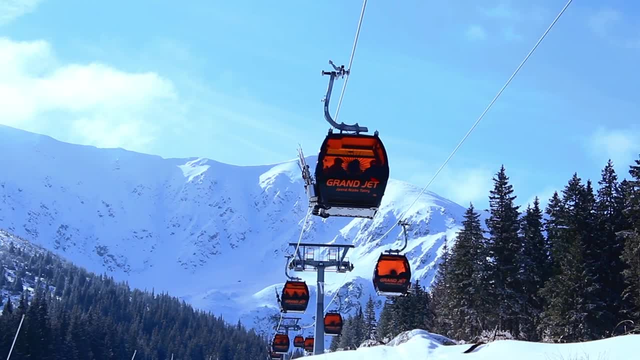 Free Video Stock Ski Lifts On A Clear Day Live Wallpaper - Free Download