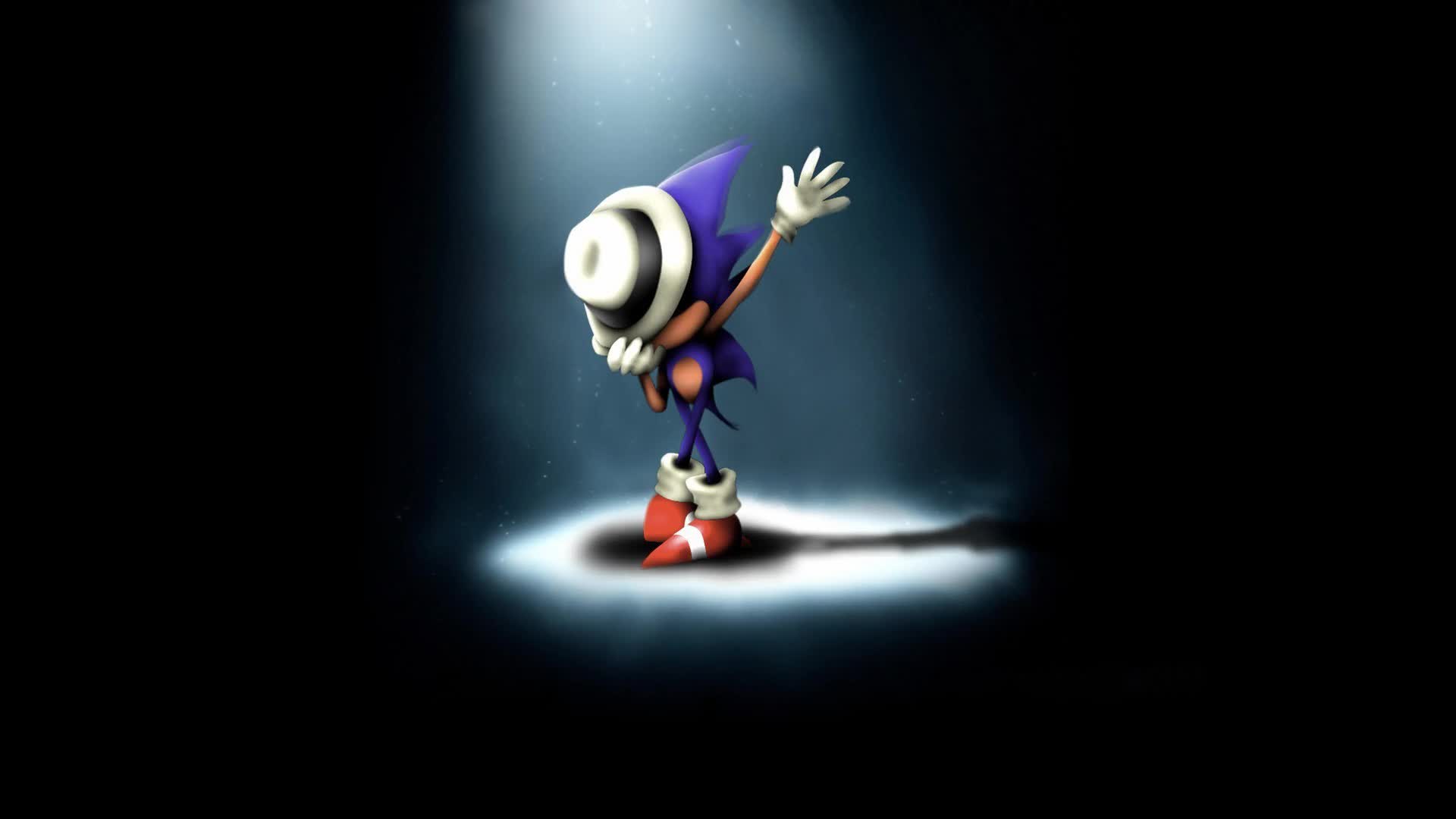 Sonic  Michael  Jackson  Hat  Live  Wallpaper - Free Download